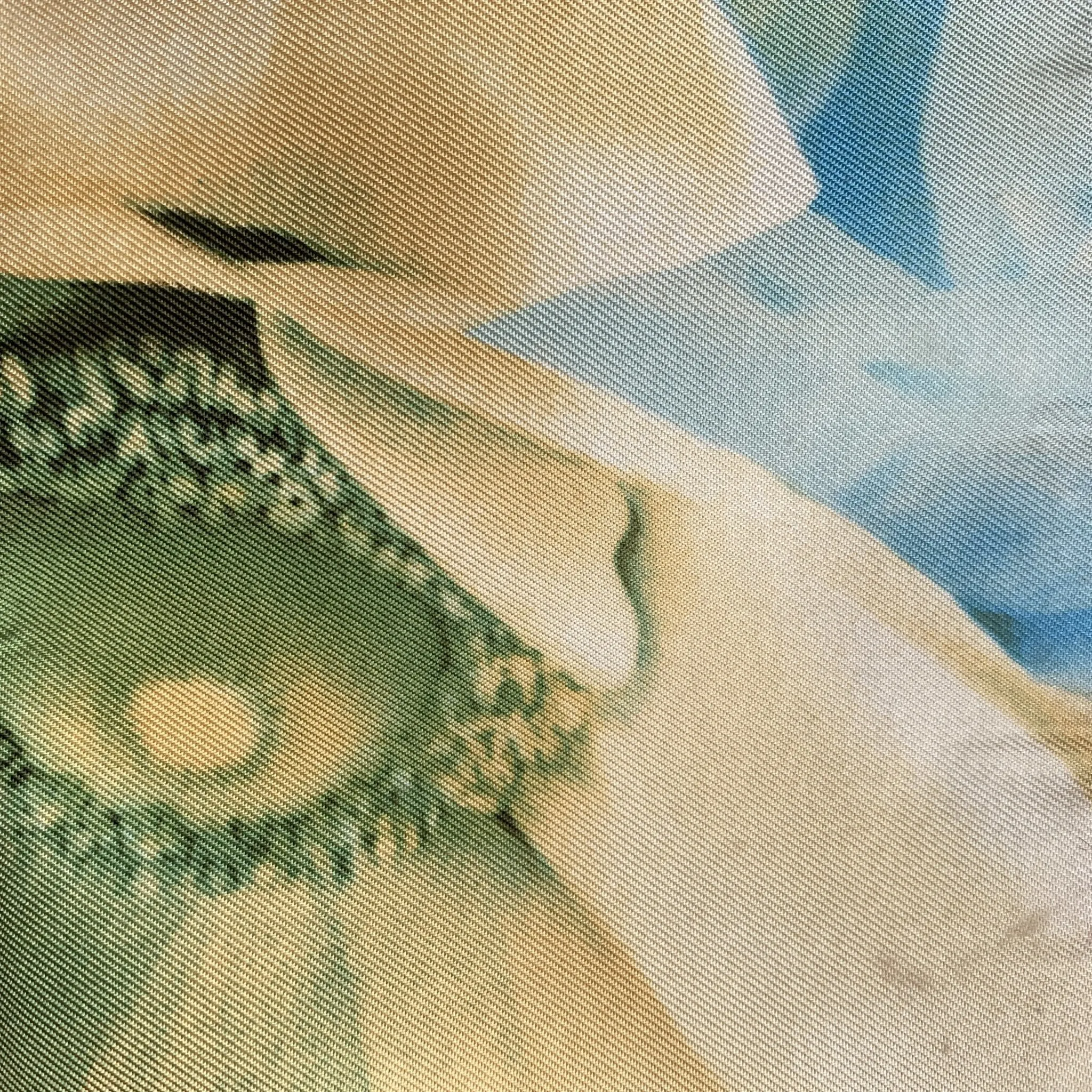 1990s Silk Floral Scarf Clutch by Salvatore Ferragamo. Sustainable Vintage Fashion Accessory.