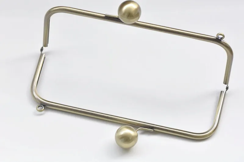 25cm (10") Retro Purse Frame With Big Kiss-Lock Pick Color