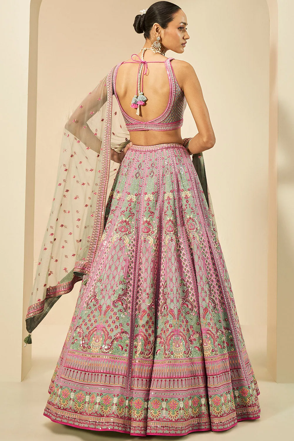 Aashirya Embroidered Lehenga Set