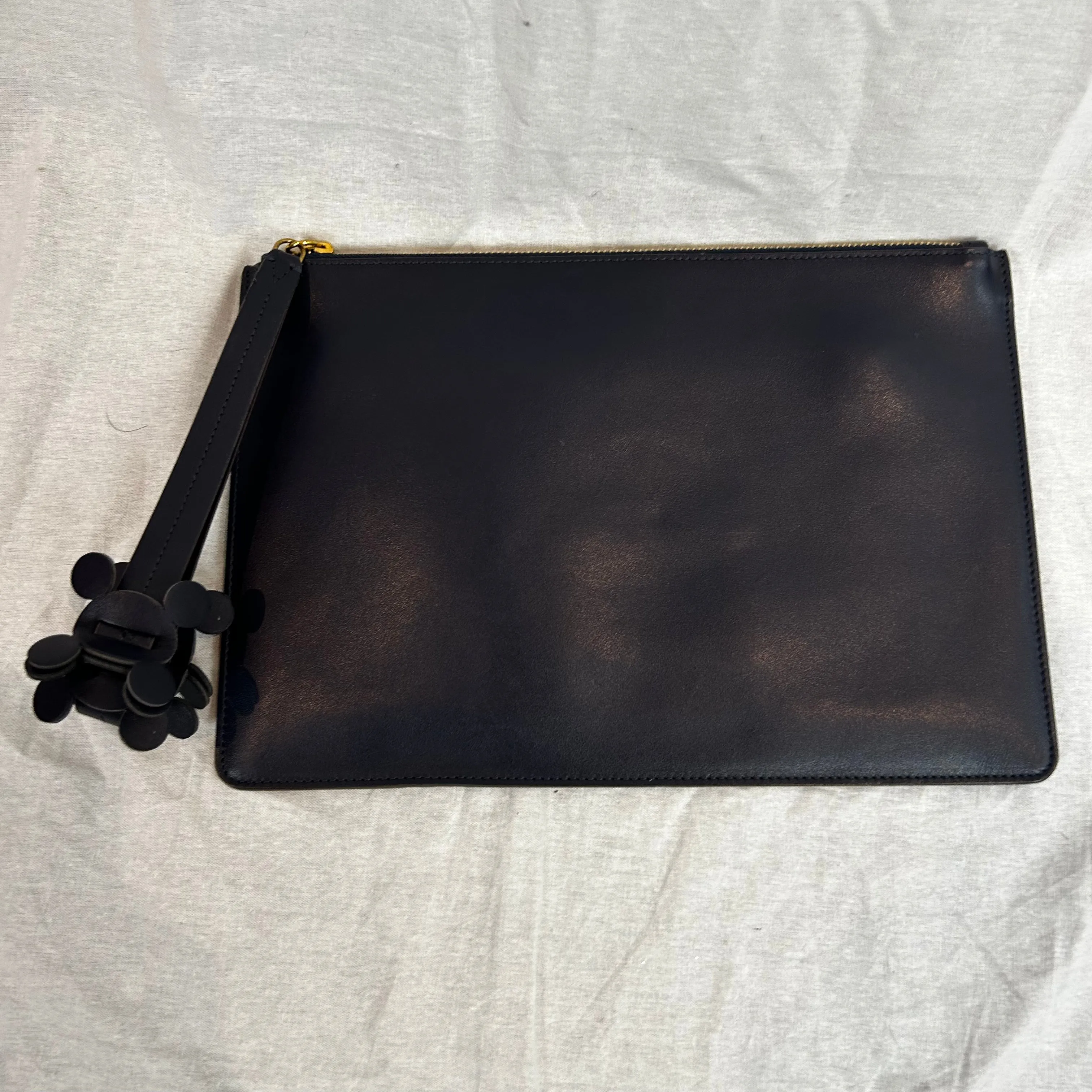 Anya Hindmarch Blue Wallet Clutch Bag