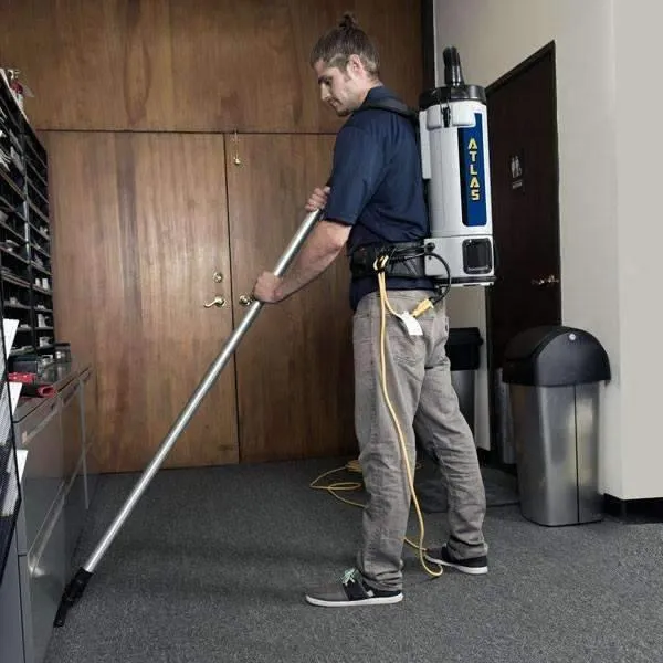 EDIC Atlas 6QT Backpack Vacuum W/Standard Tool Kit, 600TV