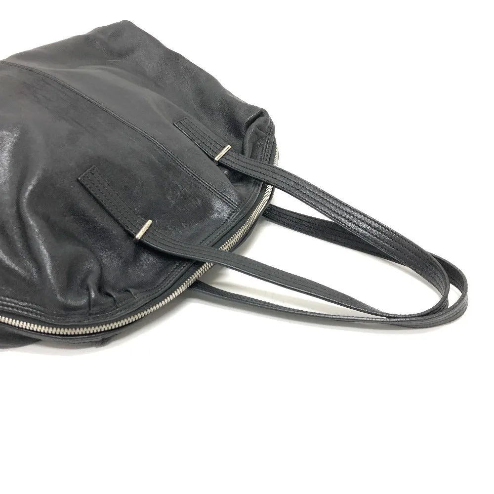 FENDI Boston Duffel bag 8BR623 leather black ZUCCA UNZIPPED
