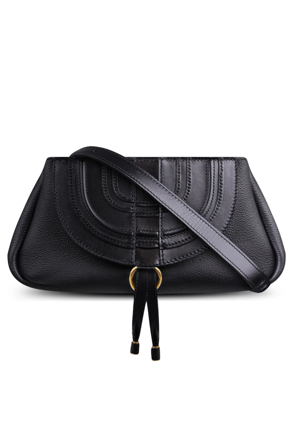 MARCIE SMALL SADDLE BAG | BLACK