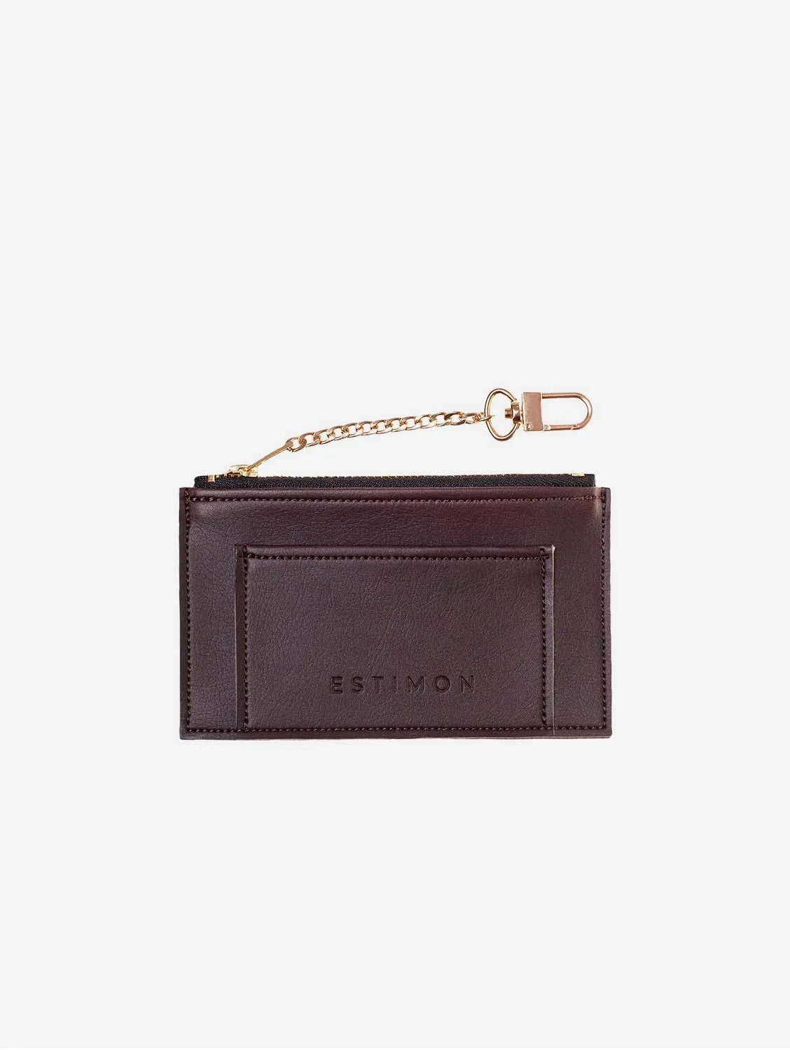 Mini Corn Leather Vegan Wallet | Chocolate