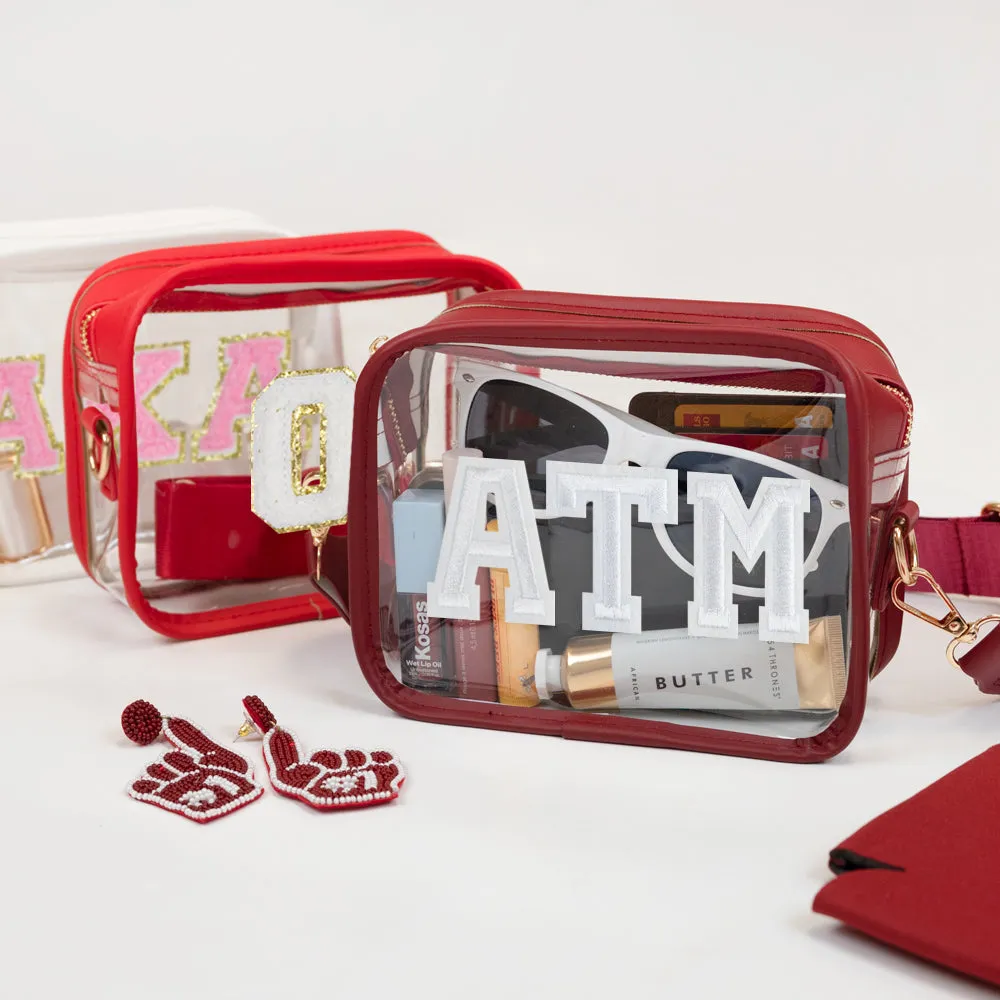 Personalized Patch Stadium Purse