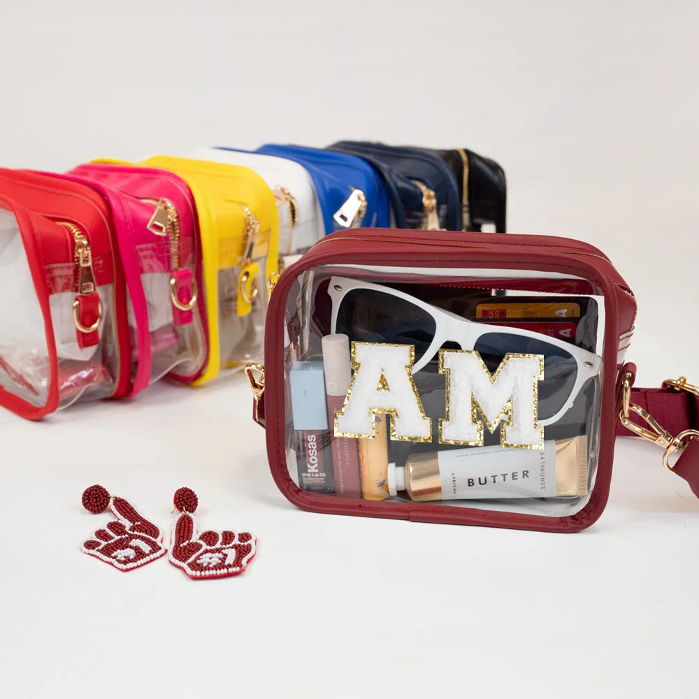 Personalized Patch Stadium Purse