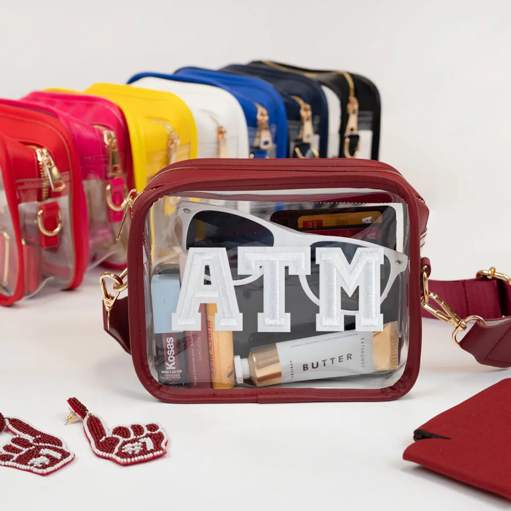 Personalized Patch Stadium Purse