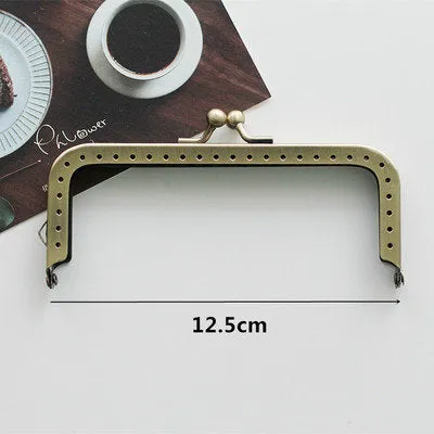 Rectangular Bronze Purse Frame Clutch Bag Purse Frame Sewing Bag Maker Various Size