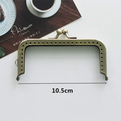 Rectangular Bronze Purse Frame Clutch Bag Purse Frame Sewing Bag Maker Various Size