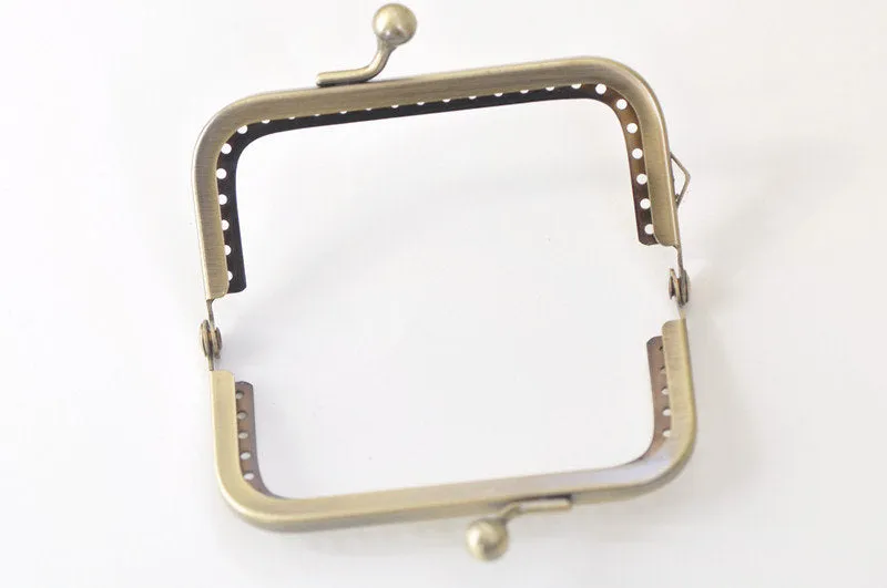 Rectangular Bronze Purse Frame Clutch Bag Purse Frame Sewing Bag Maker Various Size