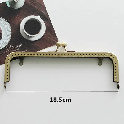 Rectangular Bronze Purse Frame Clutch Bag Purse Frame Sewing Bag Maker Various Size