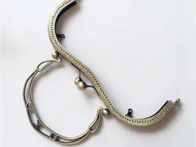 Retro Metal Purse Frame Clutch Purse Frame 19cm ( 7")