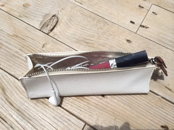 Romo Mini Make Up Bag in White
