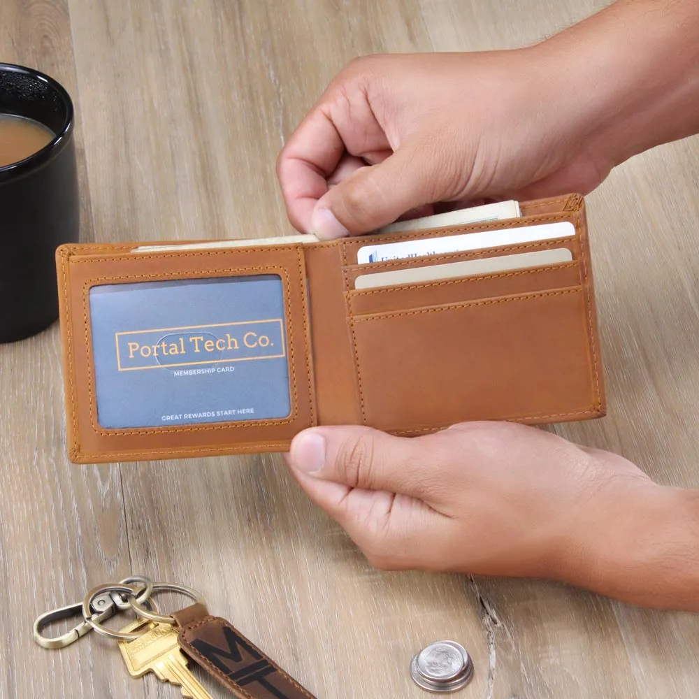 Wallet Design_Dad Awesome Leather Wallet