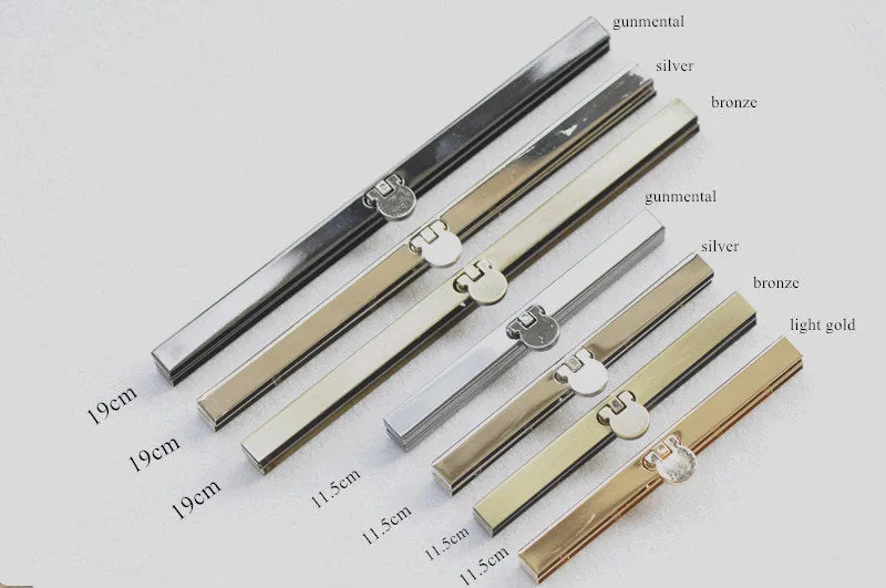 Wedding Purse Frame Bar Lock Wallet Purse Frame With Screws 19cm ( 7") / 11.5cm (1/2")